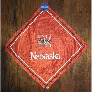 Nebraska Cornhuskers MVF Jersey Bandana Hair Wear With Attitude 24" x 24" New